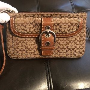 Signature Coach Wristlet